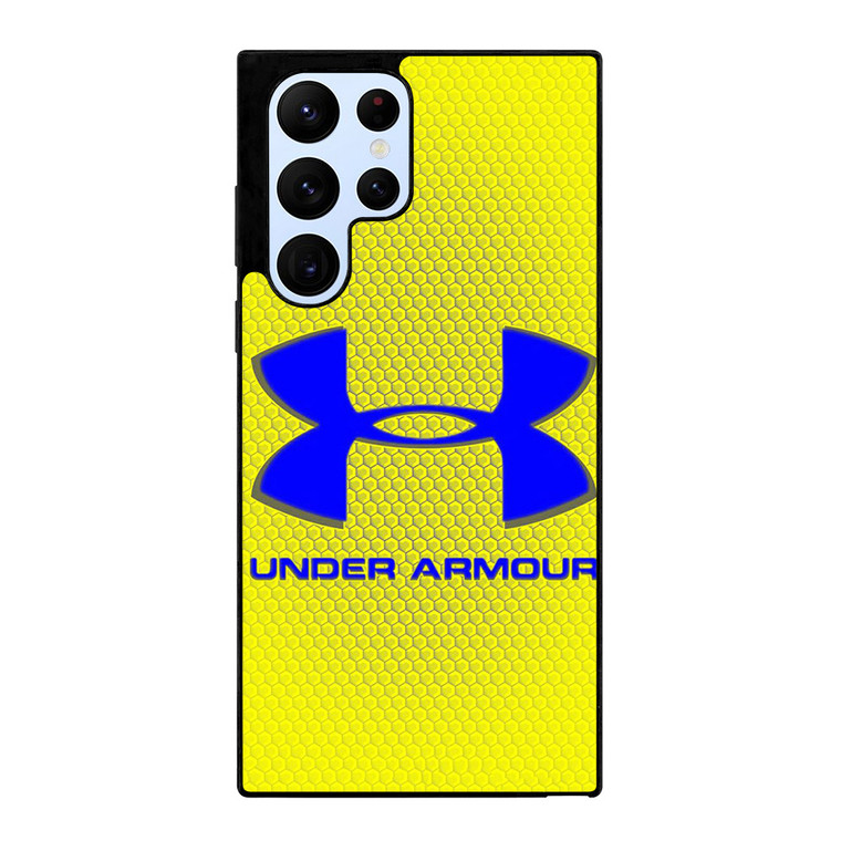 UNDER ARMOUR LOGO BLUE YELLOW Samsung Galaxy S22 Ultra Case Cover