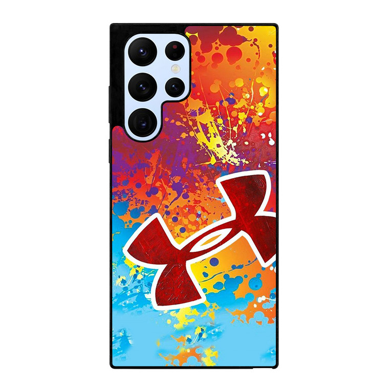UNDER ARMOUR LOGO COLORFUL PAINT Samsung Galaxy S22 Ultra Case Cover
