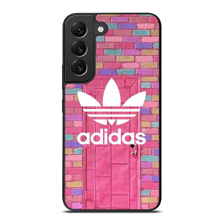 ADIDAS LOGO PINK WALL Samsung Galaxy S22 Plus Case Cover ADIDAS LOGO PINK WALL Samsung Galaxy S22 Plus Case Cover