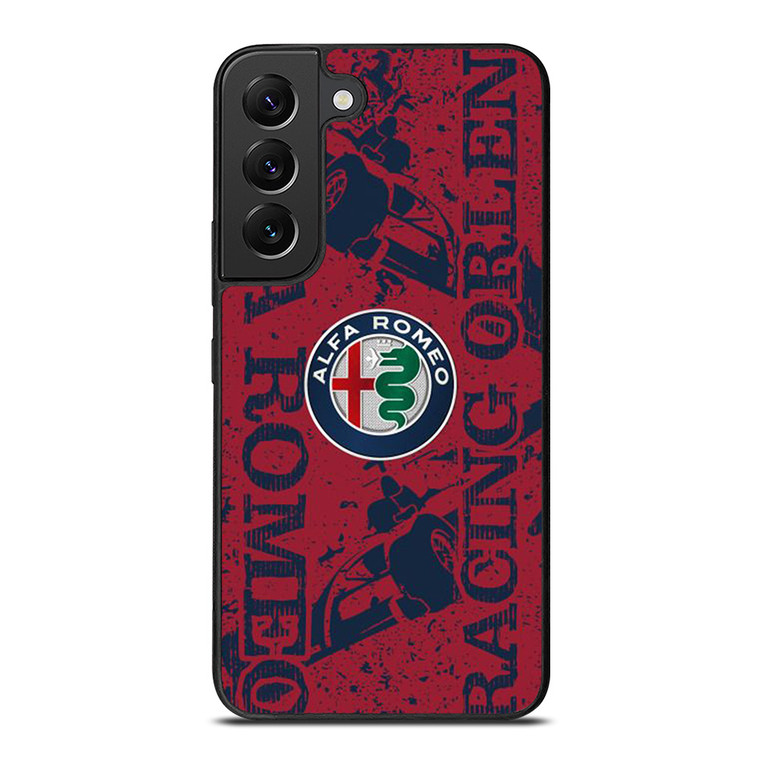 ALFA ROMEO LOGO ART CAR ICON Samsung Galaxy S22 Plus Case Cover ALFA ROMEO LOGO ART CAR ICON Samsung Galaxy S22 Plus Case Cover