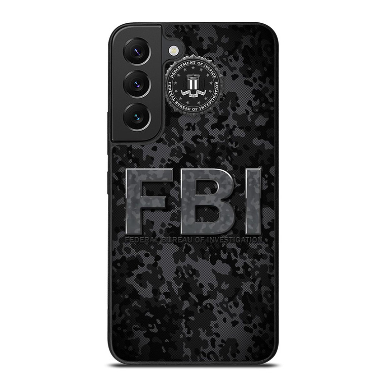 FBI LOGO CAMO Samsung Galaxy S22 Plus Case Cover