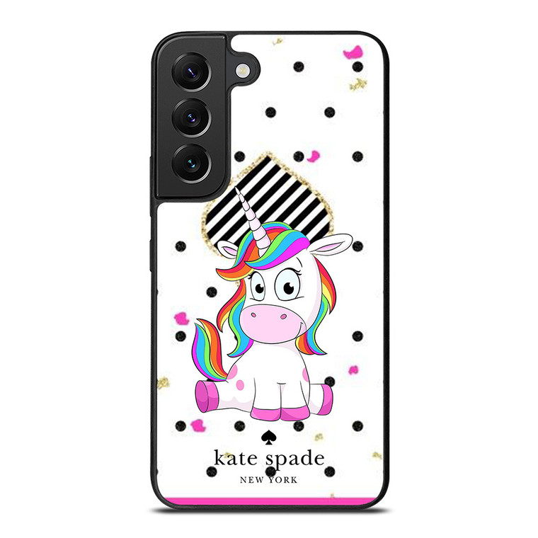 KATE SPADE NEW YORK LOGO CUTE UNICORN Samsung Galaxy S22 Plus Case Cover KATE SPADE NEW YORK LOGO CUTE UNICORN Samsung Galaxy S22 Plus Case Cover
