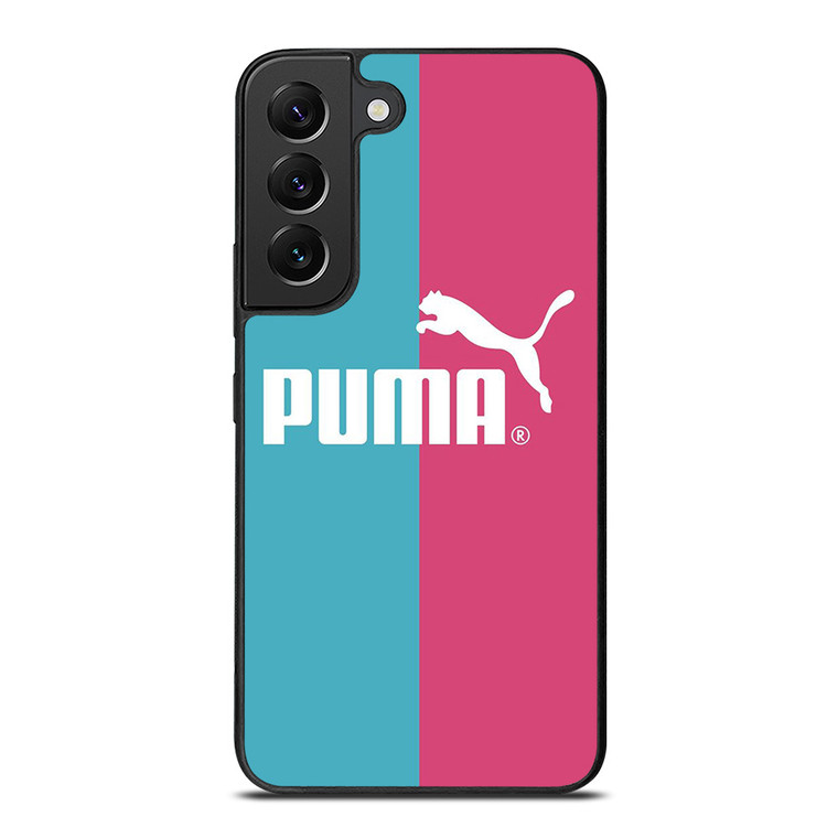 PUMA LOGO BLUE PINK ICON Samsung Galaxy S22 Plus Case Cover