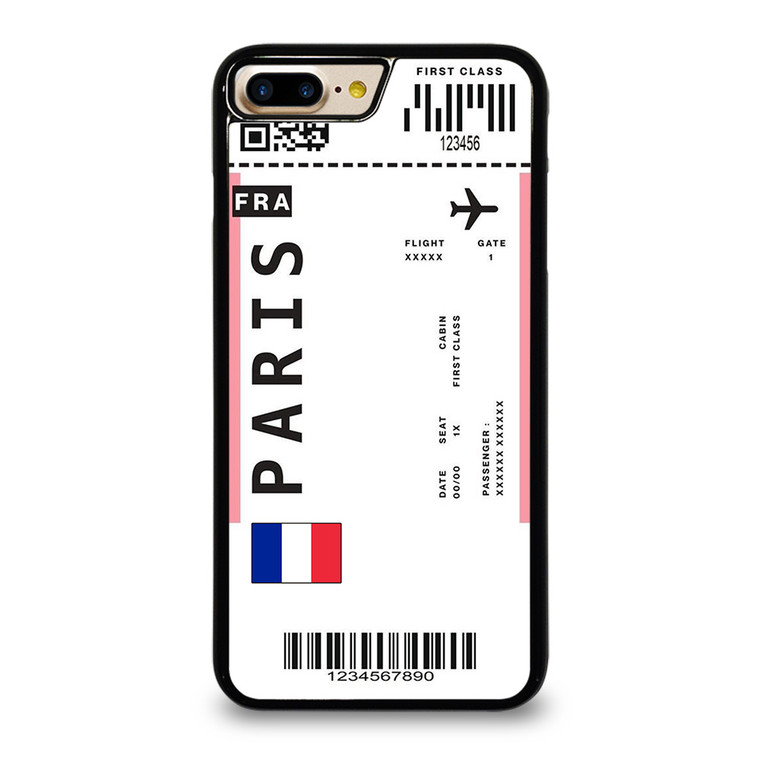 FLIGHT TICKETS FRANCE PARIS iPhone 7 / 8 Plus Case Cover