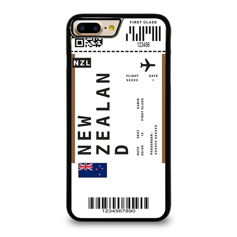 FLIGHT TICKETS NEW ZEALAND iPhone 7 / 8 Plus Case Cover