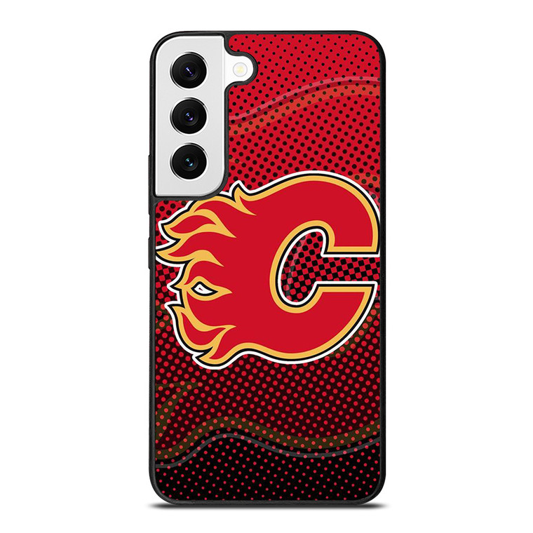 CALGARY FLAMES LOGO HOCKEY TEAM ICON Samsung Galaxy S22 Case Cover