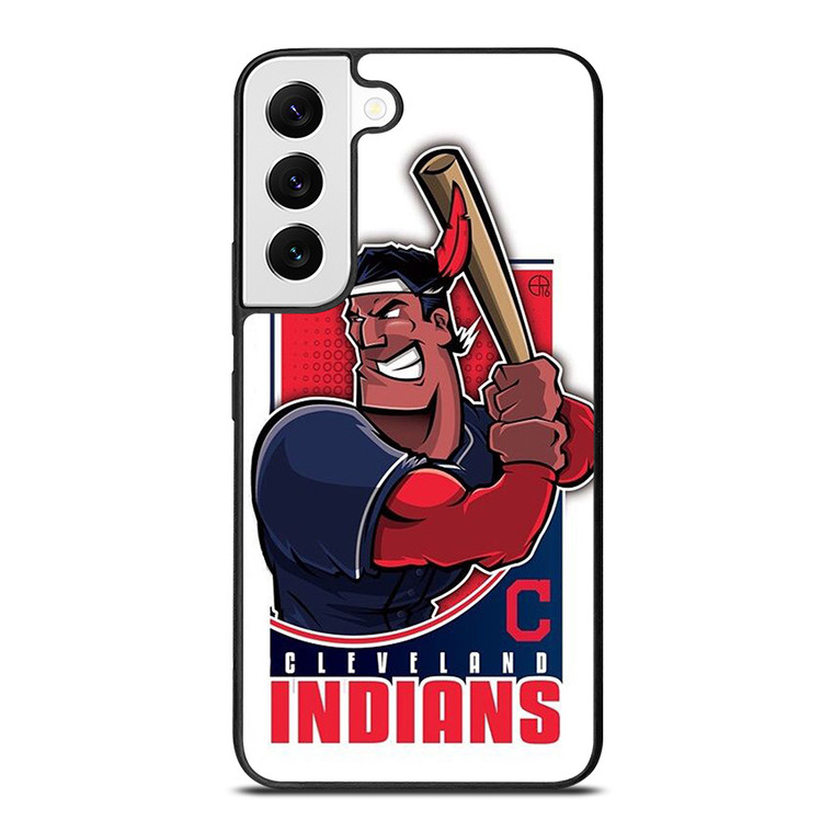CLEVELAND INDIANS LOGO BASEBALL ICON Samsung Galaxy S22 Case Cover