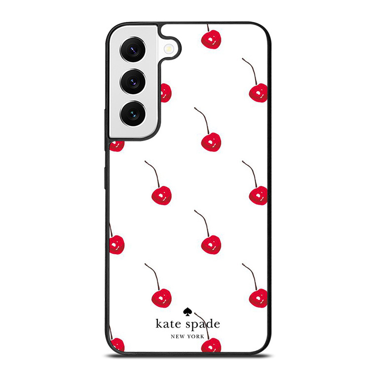 KATE SPADE NEW YORK LOGO CHERRIES Samsung Galaxy S22 Case Cover