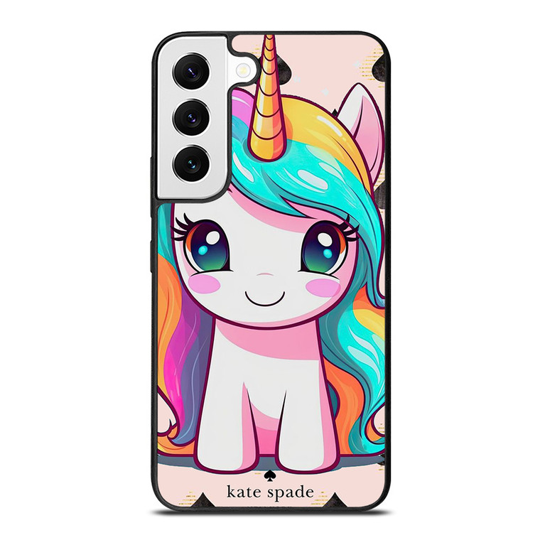 KATE SPADE NEW YORK LOGO PRETTY UNICORN Samsung Galaxy S22 Case Cover