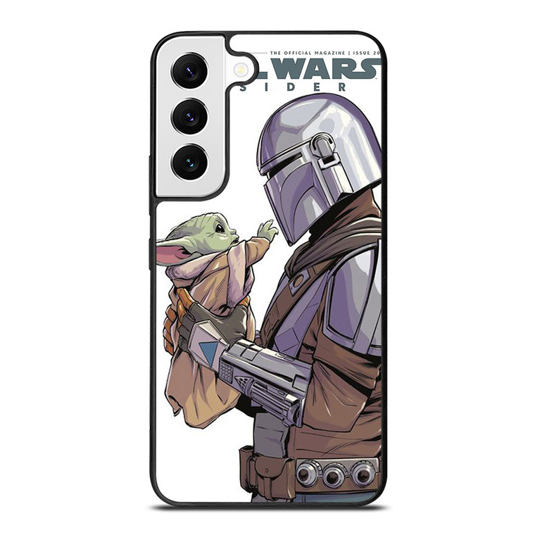 MANDALORIAN AND BABY YODA STAR WARS INSIDER Samsung Galaxy S22 Case Cover