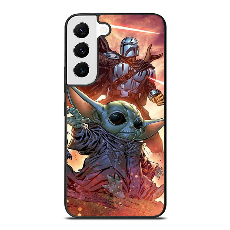 MANDALORIAN AND BABY YODA STAR WARS Samsung Galaxy S22 Case Cover