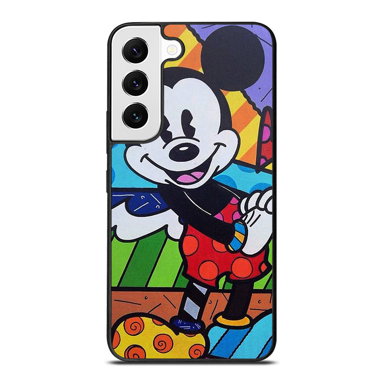 MICKEY MOUSE ROMERO BRITTO ART Samsung Galaxy S22 Case Cover