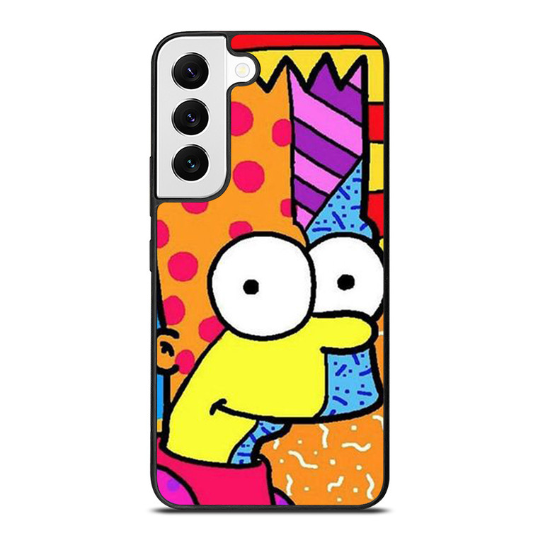 ROMERO BRITTO BART SIMPSONS ART Samsung Galaxy S22 Case Cover