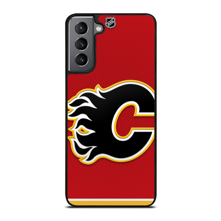 CALGARY FLAMES NHL HOCKEY TEAM LOGO Samsung Galaxy S21 Plus Case Cover