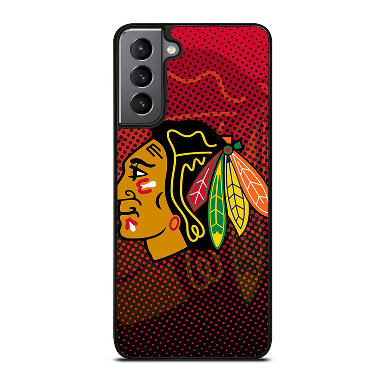 CHICAGO BLACKHAWKS HOCKEY TEAM LOGO EMBLEM Samsung Galaxy S21 Plus Case Cover