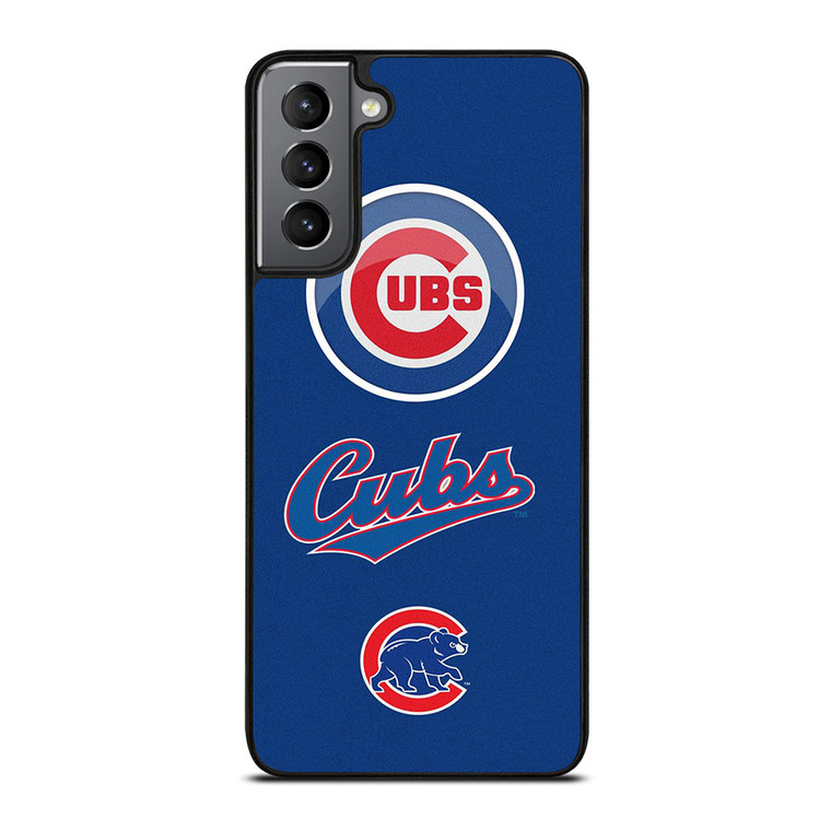 CHICAGO CUBS ICON BASEBALL TEAM LOGO Samsung Galaxy S21 Plus Case Cover