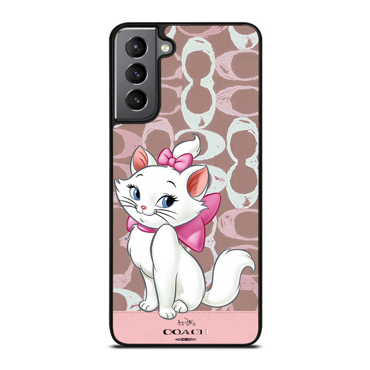 COACH NEW YORK LOGO MARIE ARISTOCAT DISNEY Samsung Galaxy S21 Plus Case Cover