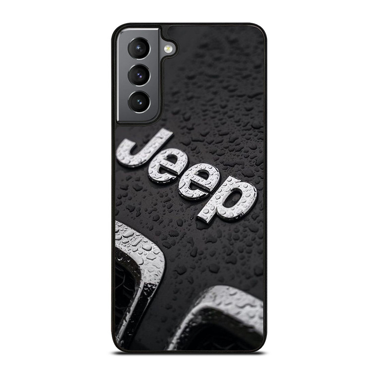 JEEP CAR LOGO UNDER RAIN Samsung Galaxy S21 Plus Case Cover