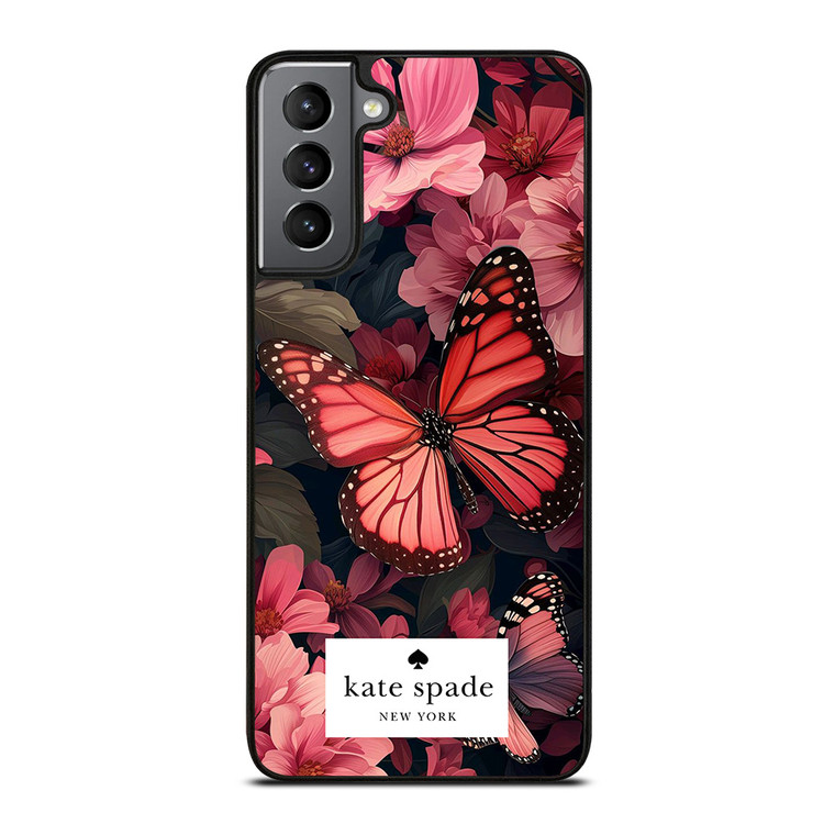 KATE SPADE NEW YORK FLOWER BUTTTERFLY Samsung Galaxy S21 Plus Case Cover
