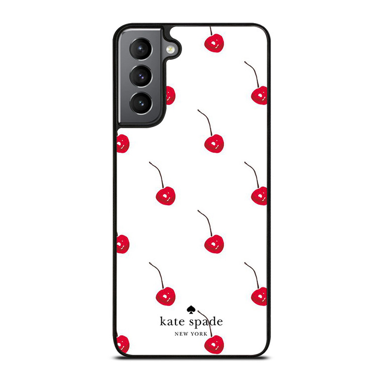 KATE SPADE NEW YORK LOGO CHERRIES Samsung Galaxy S21 Plus Case Cover
