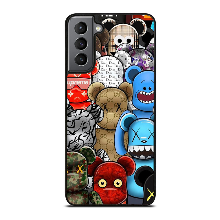 KAWS COLLAGE ICON BRANDS LOGO Samsung Galaxy S21 Plus Case Cover