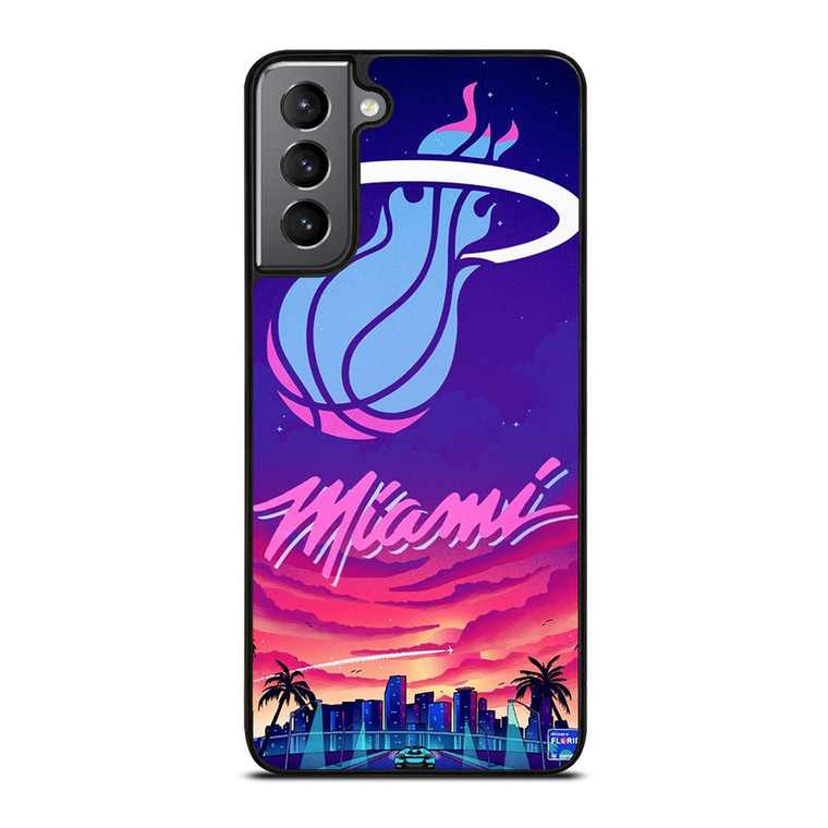 MIAMI HEAT BASKETBALL TEAM LOGO Samsung Galaxy S21 Plus Case Cover
