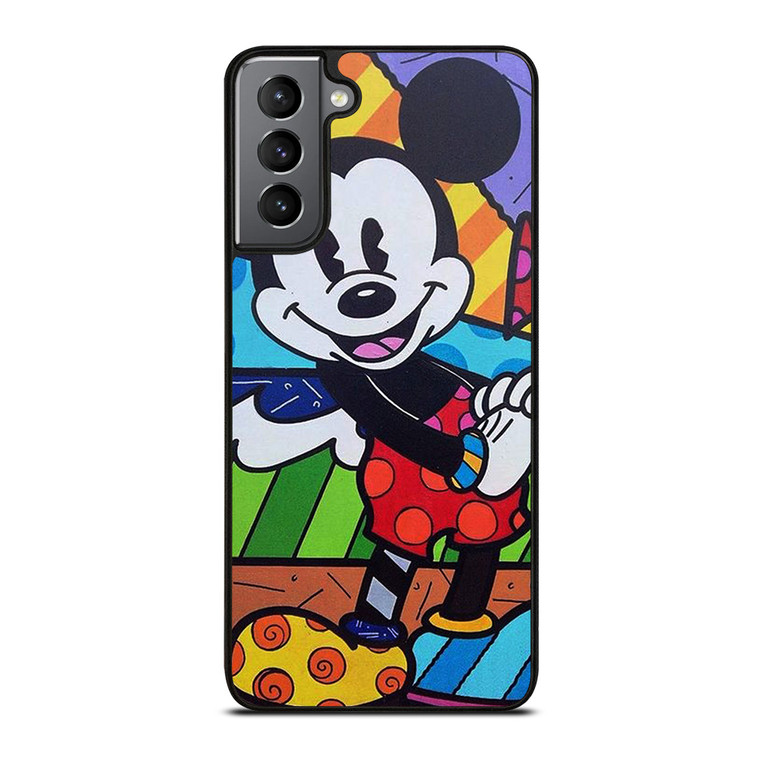 MICKEY MOUSE ROMERO BRITTO ART Samsung Galaxy S21 Plus Case Cover