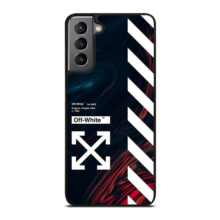 OFF WHITE LOGO MARBLE NIKE Samsung Galaxy S21 Plus Case Cover OFF WHITE LOGO MARBLE NIKE Samsung Galaxy S21 Plus Case Cover