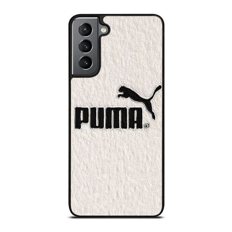 PUMA LOGO BLACK WHITE ICON Samsung Galaxy S21 Plus Case Cover