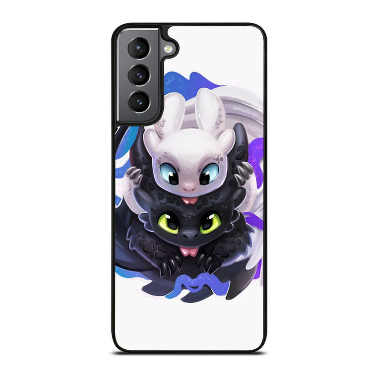 TOOTHLESS AND LIGHTFURY HOW TO TRAIN YOUR DRAGON Samsung Galaxy S21 Plus Case Cover