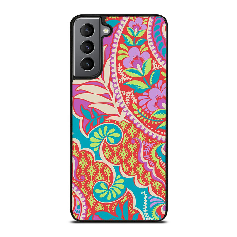 VERA BRADLEY FASHION FLORAL PATTERN Samsung Galaxy S21 Plus Case Cover