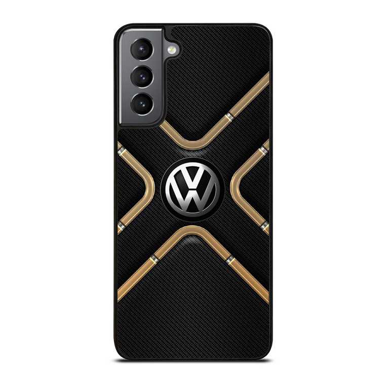 VOLKSWAGEN VW LOGO CARBON ICON Samsung Galaxy S21 Plus Case Cover