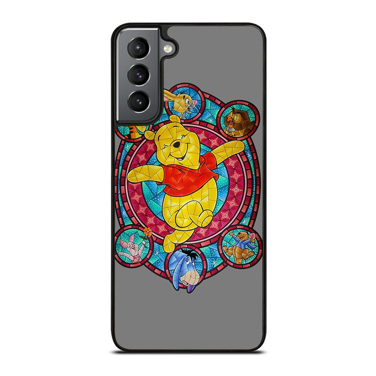 WINNIE THE POOH AND FRIENDS DISNEY MOZAIC ART Samsung Galaxy S21 Plus Case Cover