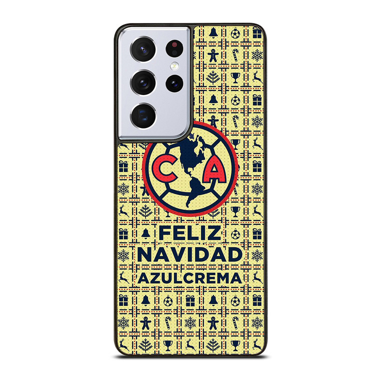 CLUB AMERICA MEXICO AZULCREMA AGUILAZ Samsung Galaxy S21 Ultra Case Cover