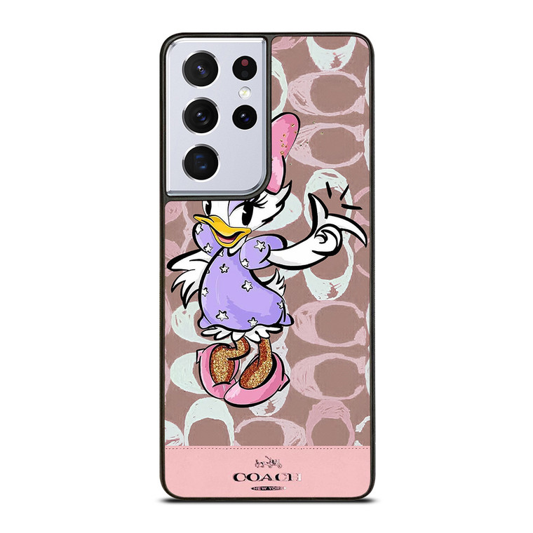 COACH NEW YORK DAISY DUCK DISNEY Samsung Galaxy S21 Ultra Case Cover