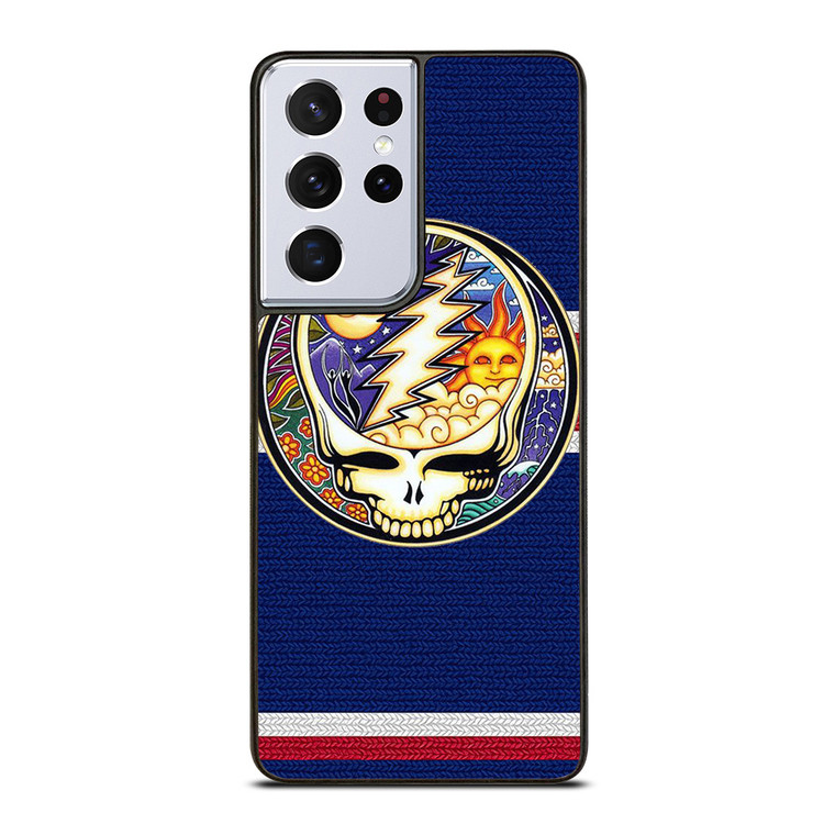 GRATEFUL DEAD BAND SKULL LOGO MOON AND SUN Samsung Galaxy S21 Ultra Case Cover