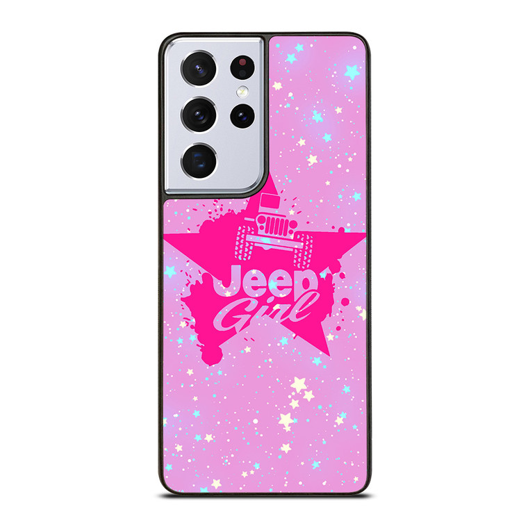 JEEP GIRL STAR LOGO Samsung Galaxy S21 Ultra Case Cover