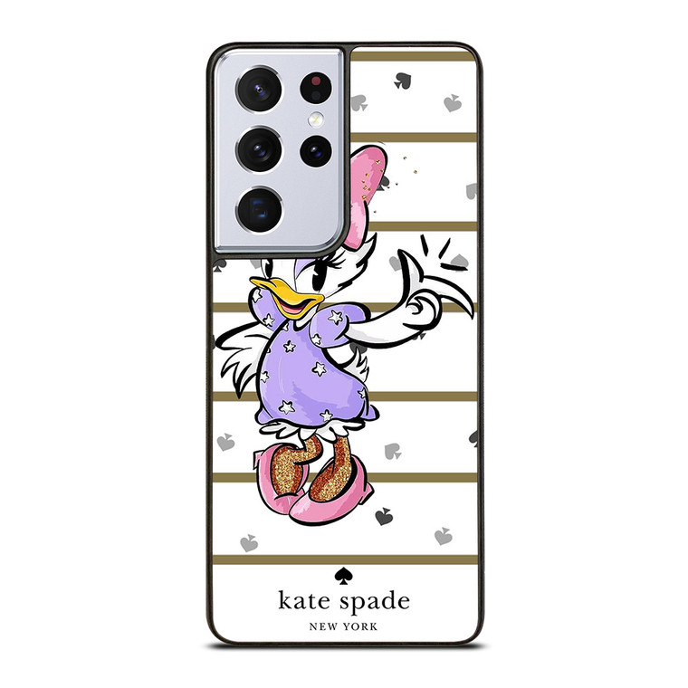 KATE SPADE NEW YORK LOGO DAISY DUCK DISNEY Samsung Galaxy S21 Ultra Case Cover