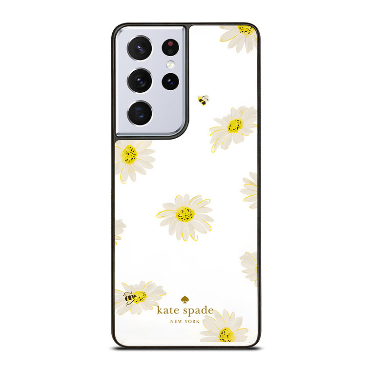 KATE SPADE NEW YORK LOGO SUN FLOWERS ICON Samsung Galaxy S21 Ultra Case Cover