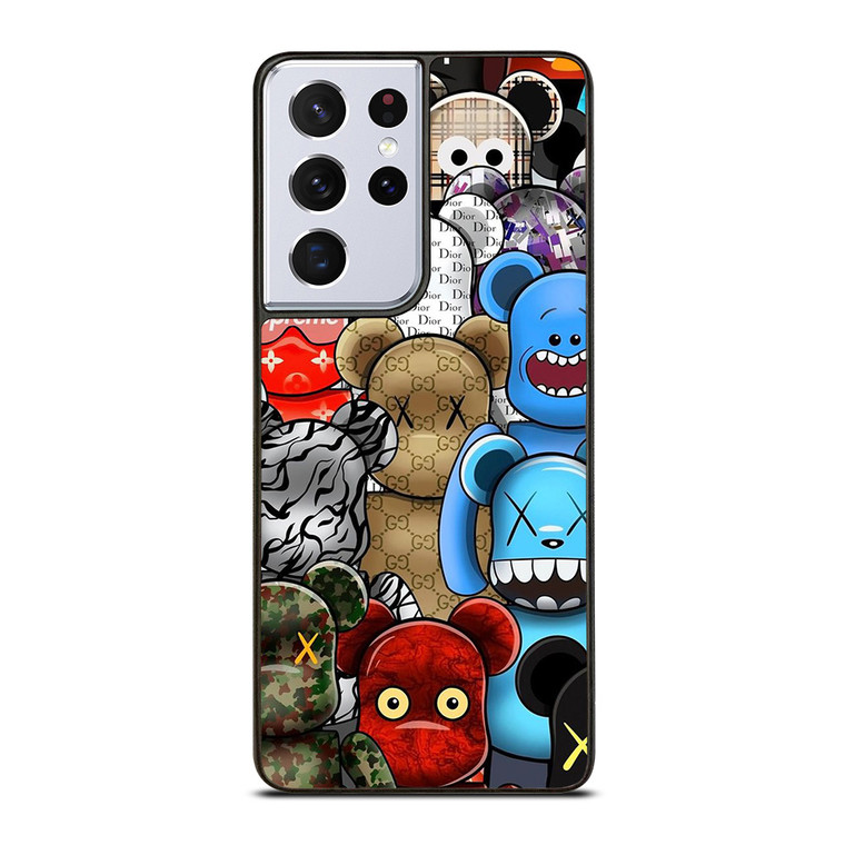 KAWS COLLAGE ICON BRANDS LOGO Samsung Galaxy S21 Ultra Case Cover
