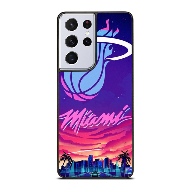 MIAMI HEAT BASKETBALL TEAM LOGO Samsung Galaxy S21 Ultra Case Cover