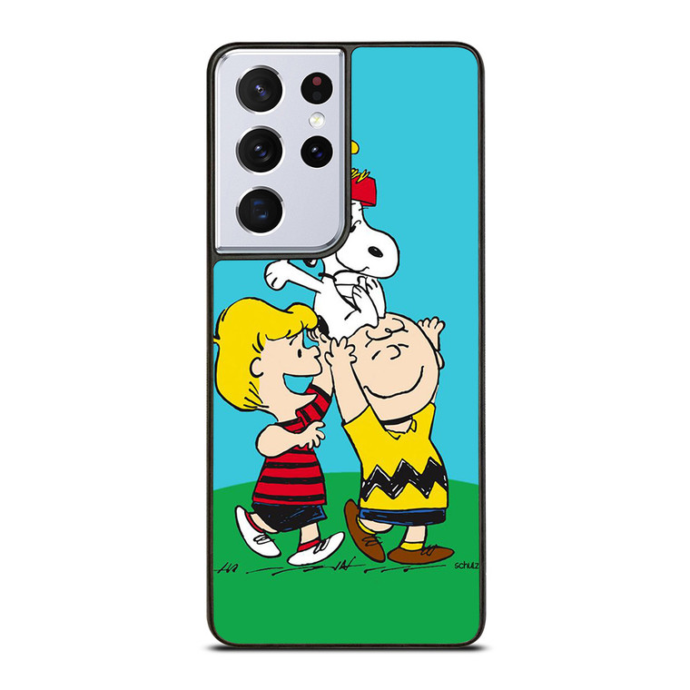SNOOPY THE PEANUTS AND GANK Samsung Galaxy S21 Ultra Case Cover