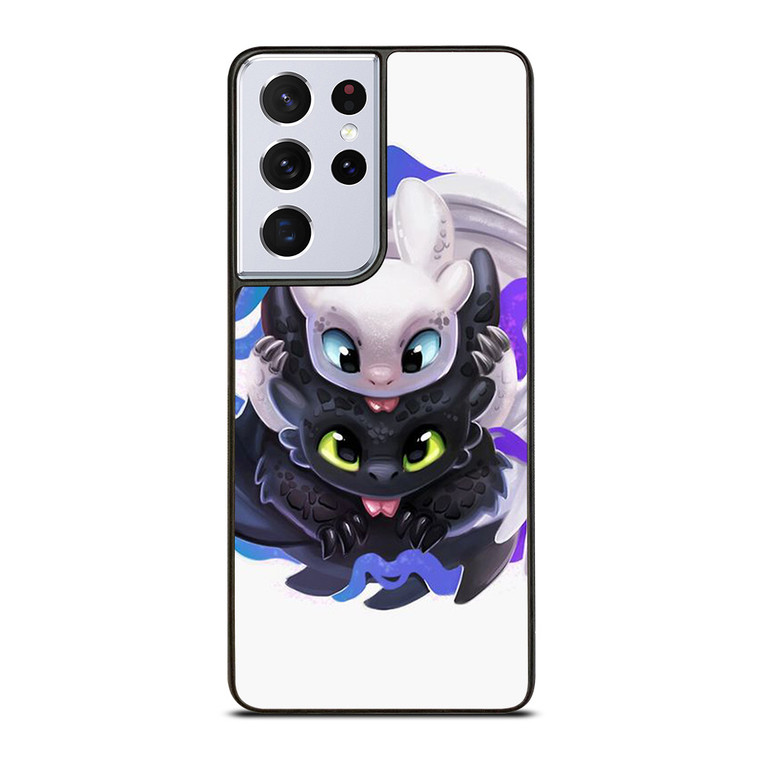 TOOTHLESS AND LIGHTFURY HOW TO TRAIN YOUR DRAGON Samsung Galaxy S21 Ultra Case Cover