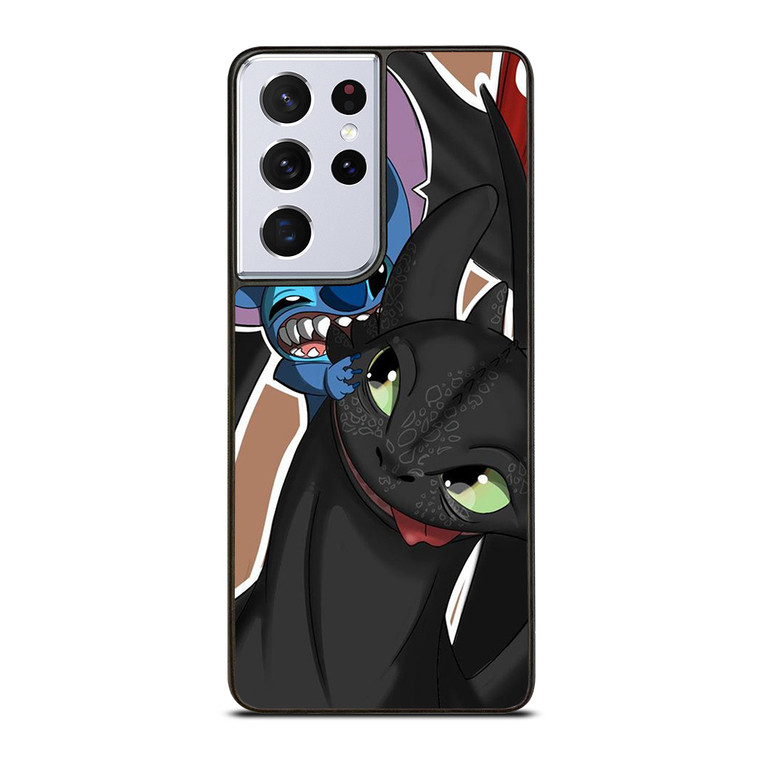 TOOTHLESS AND STITCH PLAY Samsung Galaxy S21 Ultra Case Cover