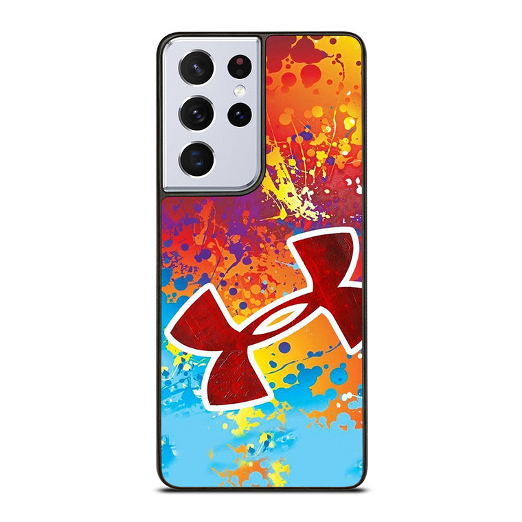 UNDER ARMOUR LOGO COLORFUL PAINT Samsung Galaxy S21 Ultra Case Cover