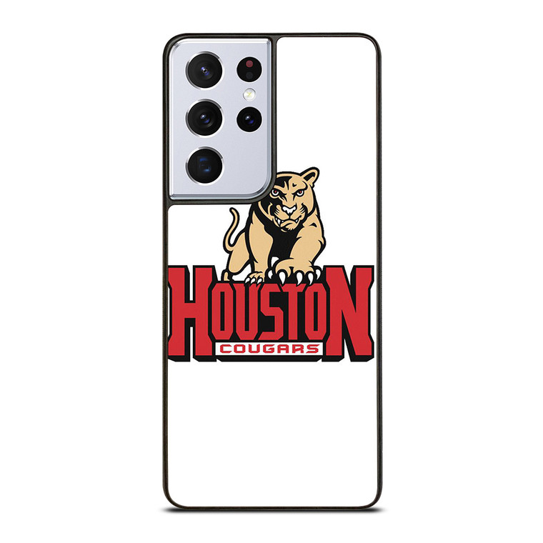UNIVERSITY HOUSTON COUGARS BASKETBALL TEAM ICON Samsung Galaxy S21 Ultra Case Cover