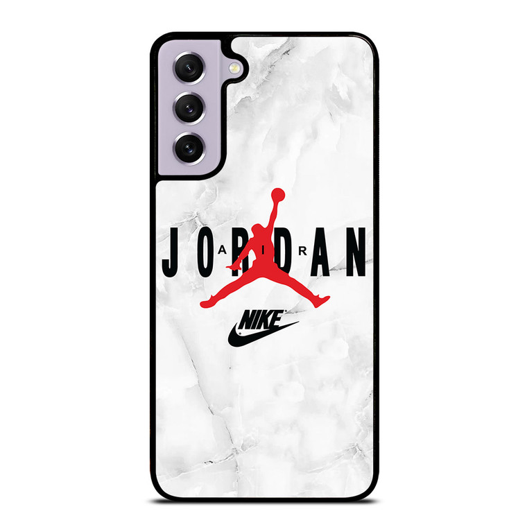 AIR JORDAN NIKE SHOES LOGO MARBLE Samsung Galaxy S21 FE Case Cover
