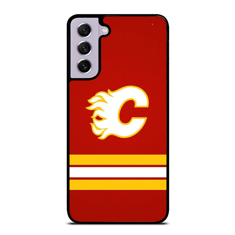 CALGARY FLAMES LOGO NHL HOCKEY TEAM ICON Samsung Galaxy S21 FE Case Cover
