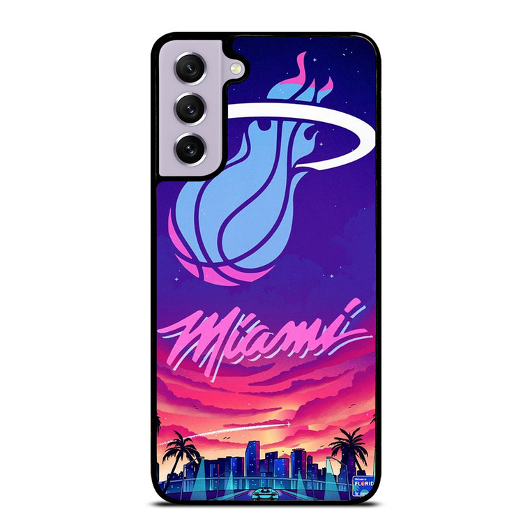 MIAMI HEAT BASKETBALL TEAM LOGO Samsung Galaxy S21 FE Case Cover