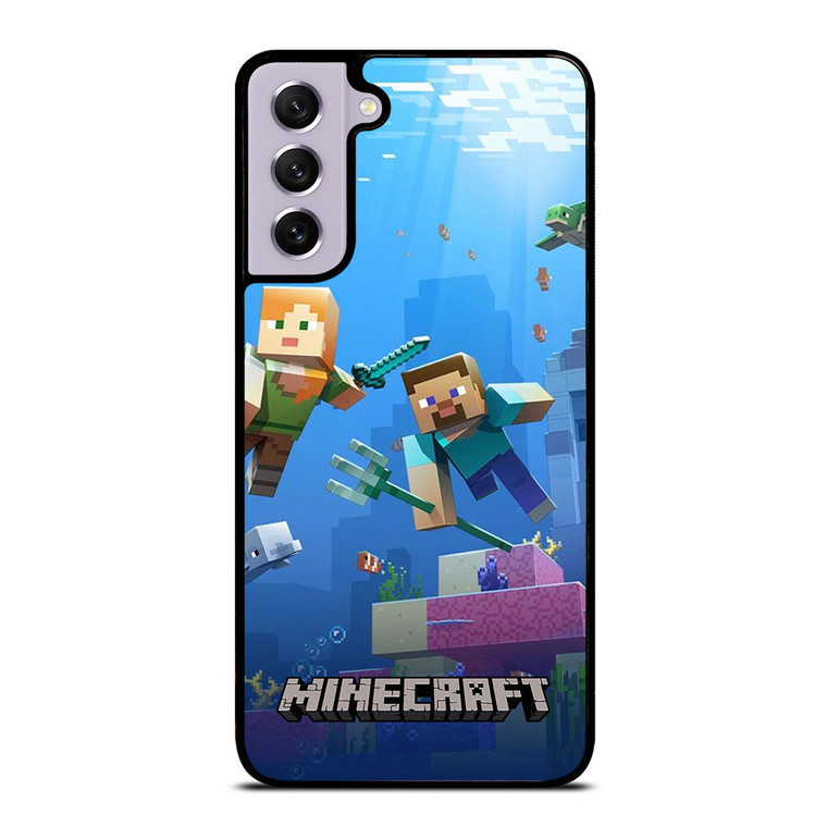 MINECRAFT GAMES UNDER WATER Samsung Galaxy S21 FE Case Cover